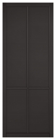 Wickes  LPD Internal Liberty 4 Panel Primed Black Solid Core Door - 