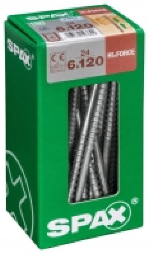 Wickes  Spax TX Washer-Head Wirox Screws - 6 x 120mm Pack of 24