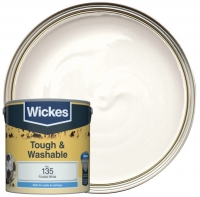 Wickes  Wickes Frosted White - No.135 Tough & Washable Matt Emulsion