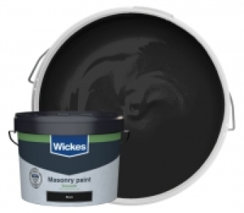 Wickes  Wickes Masonry Smooth Black 10L