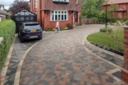 Marshalls Drivesett Coppice Driveway Block Paving - Cedar Bl