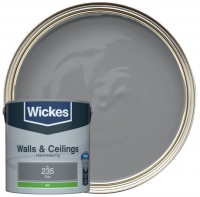 Wickes  Wickes Slate - No.235 Vinyl Silk Emulsion Paint - 2.5L