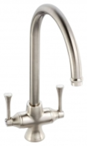 Wickes  Abode Gosford Monobloc Kitchen Tap Brushed Nickel