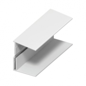 Wickes  Wickes PVCu White Top/Vertical Edge Cladding Trim 2500mm