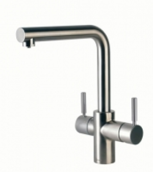 Wickes  InSinkErator Epira 3 In 1 Tap Brushed Steel