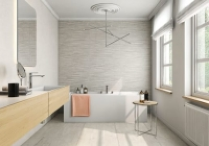 Wickes Boutique Vellore Snow Ceramic Wall Tile - 850 x 280mm