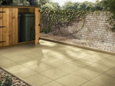 Wickes  Marshalls Richmond Smooth Buff Paving Slab 600 x 600 x 38 mm