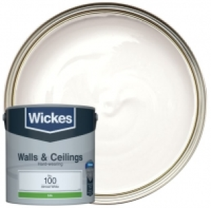 Wickes Almost White - No.100 Vinyl Silk Emulsion Paint - 2.5