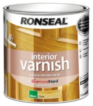 Wickes  Ronseal Interior Varnish Matt Clear 2.5L