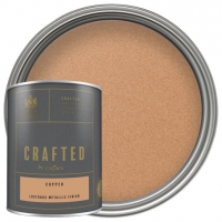 Wickes  CRAFTED by Crown Emulsion Interior Paint - Metallic Copper -