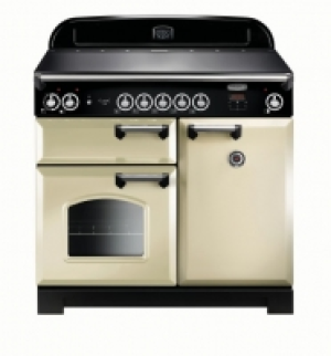 Wickes  Rangemaster Classic 100cm Induction Range Cooker - Cream wit