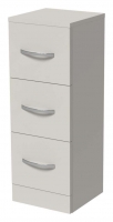 Wickes  Wickes Grey Gloss 3 Drawer Storage Unit - 825 x 300mm