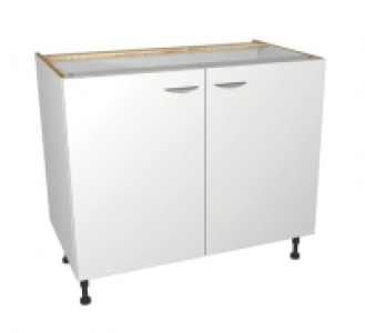 Wickes  Wickes Dakota White Matt Slab Base Unit - 1000mm