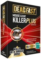 Wickes  Deadfast Mouse & Rat Killer - 15 Sachets