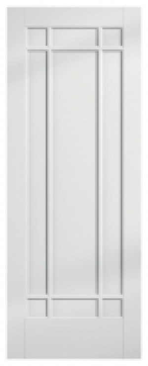 LPD Internal Manhattan 9 Panel Primed White FD30 Fire Door - £280.00