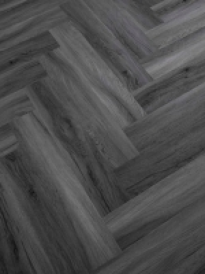 Novocore Herringbone Slate Grey Luxury Vinyl Flooring with B