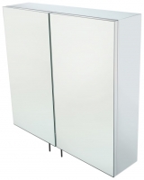 Wickes  Wickes Stainless Steel Double Bathroom Cabinet 600 X 550mm