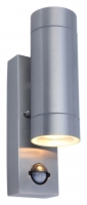 Lutec Vienna Stainless Steel Up & Down PIR Light