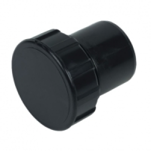FloPlast WS30B Solvent Weld Waste Access Cap - Black 32mm