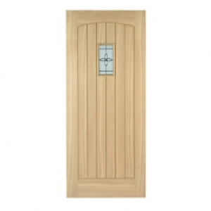 Wickes  Wickes Croft External Cottage Oak Door Glazed 2032 x 813mm