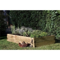 Homebase Mixed Softwood Forest Caledonian Wooden Raised Bed 180 x 90cm
