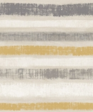 Wickes  Arthouse Painted Stripe Ochre Wallpaper 10.05m x 53cm