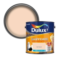 Homebase Dulux Dulux Easycare Washable & Tough Soft Peach Matt Paint - 2.5L