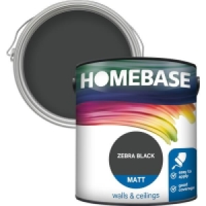 Homebase Homebase Paint Homebase Matt Paint - Zebra Black 2.5L