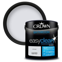 Homebase Interior Crown Easyclean Bathroom Paint Soft Steel 2.5 L
