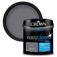 Homebase Interior Crown Easyclean Bathroom Paint Tin Bath 2.5 L
