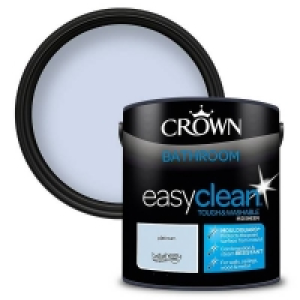 Crown Easyclean Bathroom Paint Platinum - 2.5L £23.00