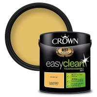 Homebase Interior Crown Easyclean 200 Mustard Jar Matt Paint - 2.5L