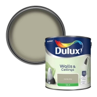 Homebase Dulux Dulux Standard Overtly Olive Silk Emulsion Paint - 2.5L