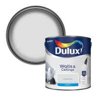 Homebase Dulux Dulux Cornflower White - Matt Emulsion Paint - 2.5L