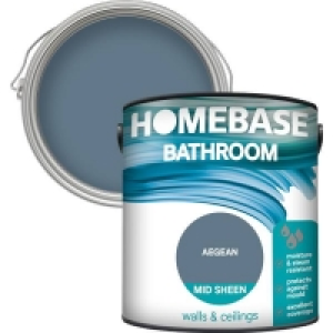Homebase Paint Homebase Bathroom Mid Sheen Paint - Aegean 2.5L