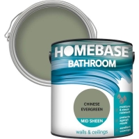 Homebase Homebase Paint Homebase Bathroom Mid Sheen Paint - Chinese Evergreen 2.5L