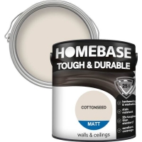 Homebase Homebase Paint Homebase Tough & Durable Matt Paint - Cottonseed 2.5L