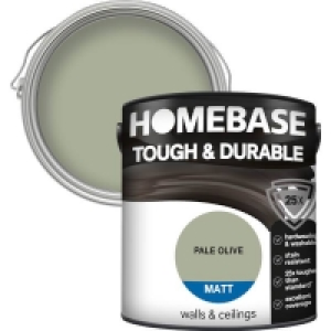 Homebase Paint Homebase Tough & Durable Matt Paint - Pale Olive 2.5L