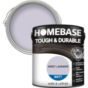 Homebase Paint Homebase tough & Durable Matt Paint - Sweet Lavender 2.5L