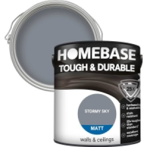 Homebase Paint Homebase Tough & Durable Matt Paint - Stormy Sky 2.5L