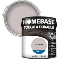 Homebase Homebase Paint Homebase Tough & Durable Matt Paint - Soft Mink 2.5L