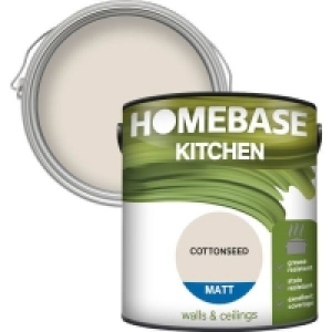 Homebase Paint Homebase Kitchen Matt Paint - Cottonseed 2.5L
