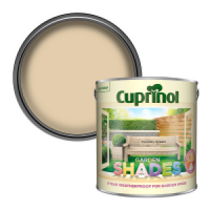 Cuprinol Garden Shades - Country Cream - 2.5L