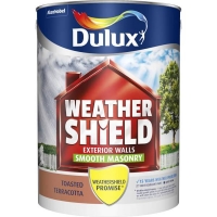 Homebase Weathershield Dulux Weathershield Masonry Paint - Toasted Terracotta - 5L