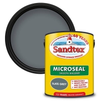 Homebase Exterior Sandtex Ultra Smooth Masonry Paint Slate Grey 5 L