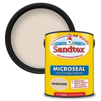 Homebase Sandtex Sandtex Textured Masonry Paint - Sandstone - 5L