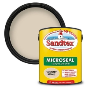 Homebase Sandtex Sandtex Ultra Smooth Masonry Paint - Country Stone - 5L