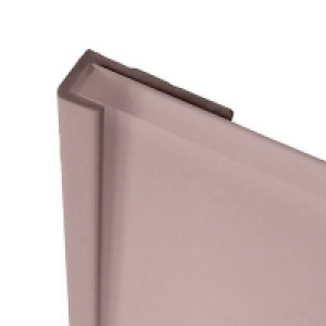 Homebase Pvc Wetwall Acrylic End Cap - Pale Pink