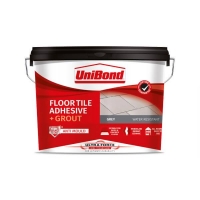 Homebase Unibond UniBond UltraForce Floor Tile Adhesive & Grout Grey 14.3kg