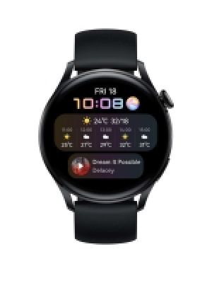 LittleWoods Huawei Watch 3 Active Smart Watch - Black